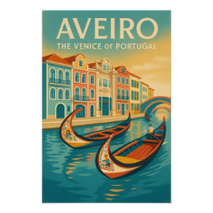 Pôster Aveiro – A Veneza de Portugal