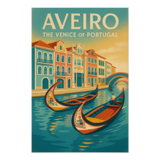 Pôster Aveiro – A Veneza de Portugal