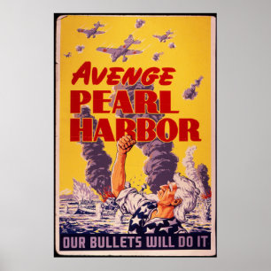 Poster Avenge o Pearl Harbor