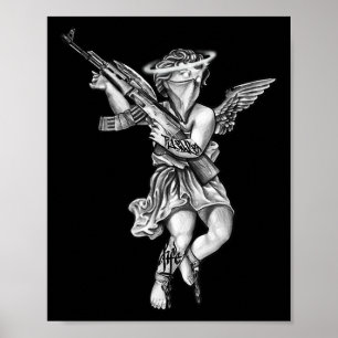 Poster Avenging Angel Sinner Chicano Tattoo