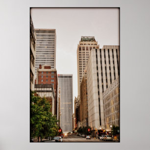 Poster Avenida de Boston, APROVAÇÃO do centro de Tulsa