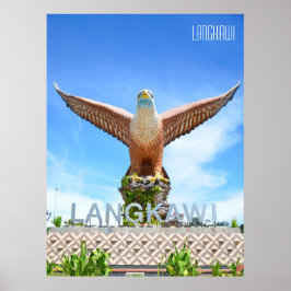 Poster Avenida Eagle Langkawi Malásia Vacation Souvenir