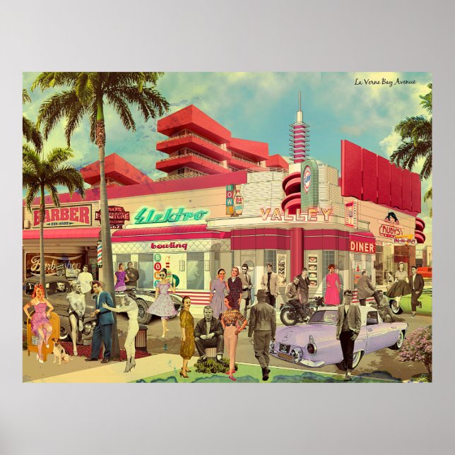 Poster Avenida La Verne Bay (Frente)