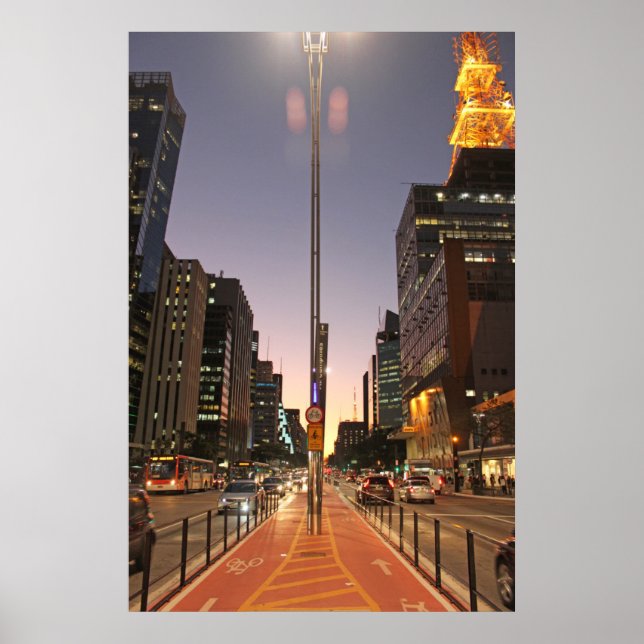 Poster Avenida Paulista - São Paulo (Frente)