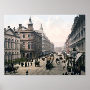 Poster Avenida Real, Belfast, cerca de 1890