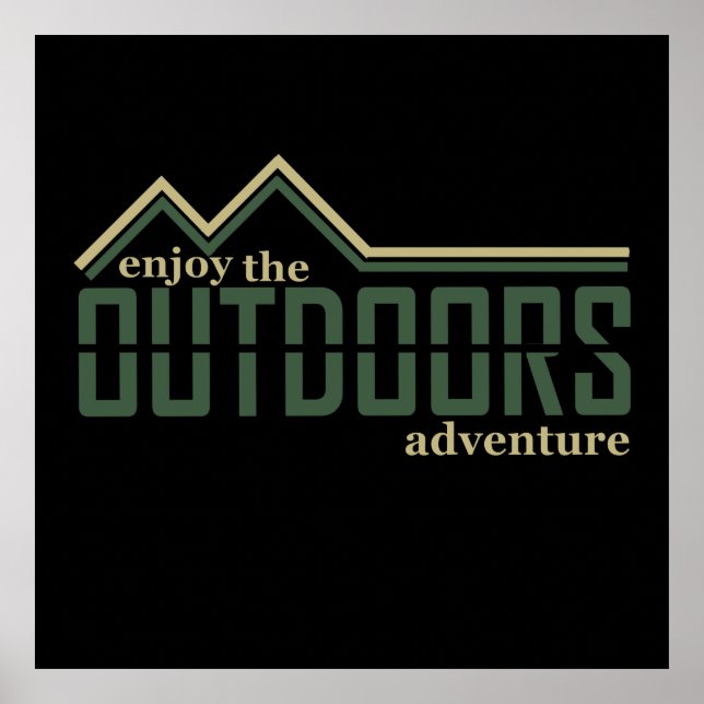 Poster Aventura ao ar livre (Frente)