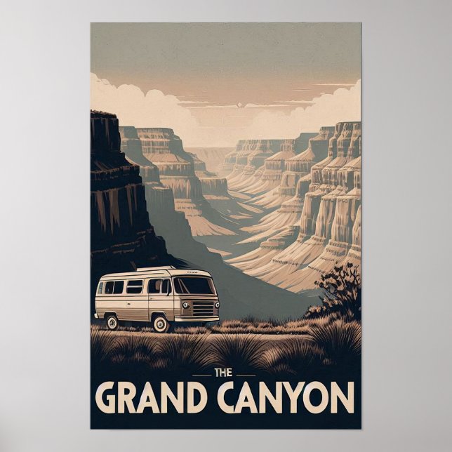 Poster Aventura contra Grand Canyon (Frente)