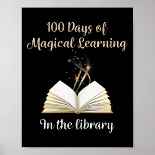 Poster Aventura de Aprendizado de Biblioteca Magical do D
