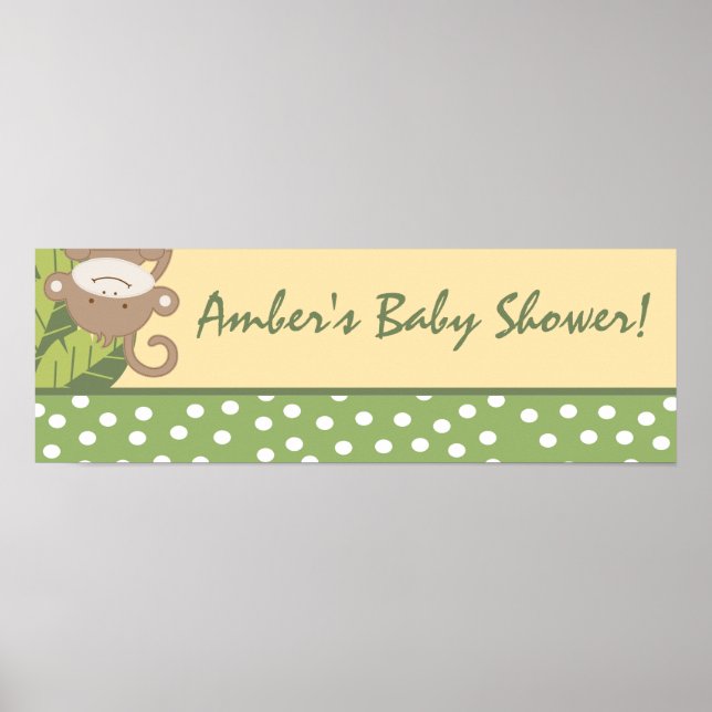 Pôster Aventura de Banner Personalizado Safari de 22,5"x7 (Frente)