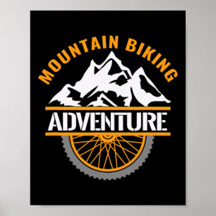 Poster Aventura de Ciclismo de Montanha Mtb Ciclismo