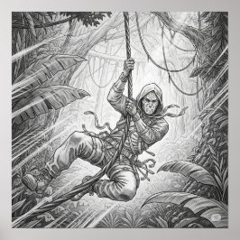 Poster Aventura de Sketch do Lápis