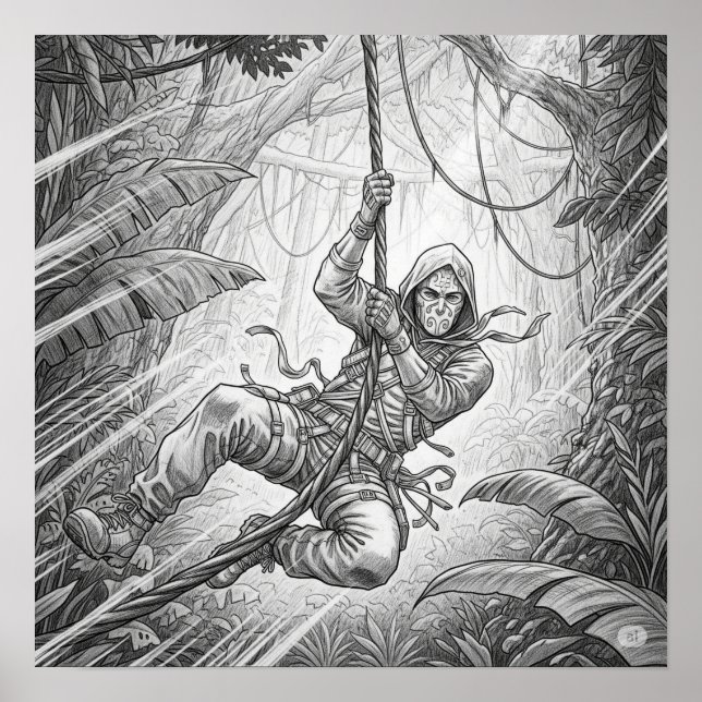 Poster Aventura de Sketch do Lápis (Frente)