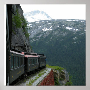 Pôster Aventura do trem de Alaska