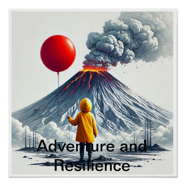 Pôster Aventura e Resiliência (Frente)