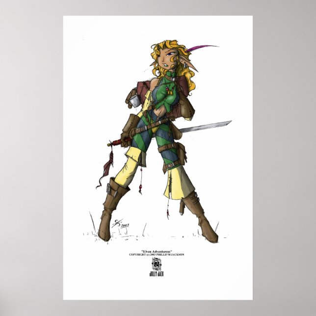 Poster Aventura Elven (Cor) (Frente)