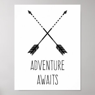 Poster Aventura Espera Inspirando