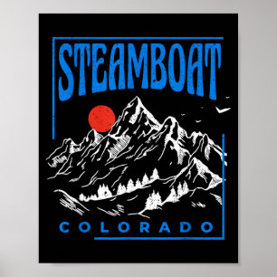 Poster Aventura na montanha steamboat springs colorado