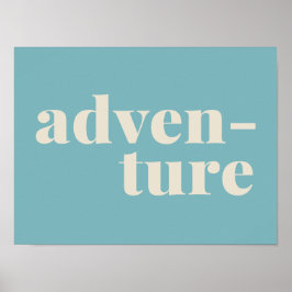 Poster Aventura | Simples Inspiration Viagem Cote Azul