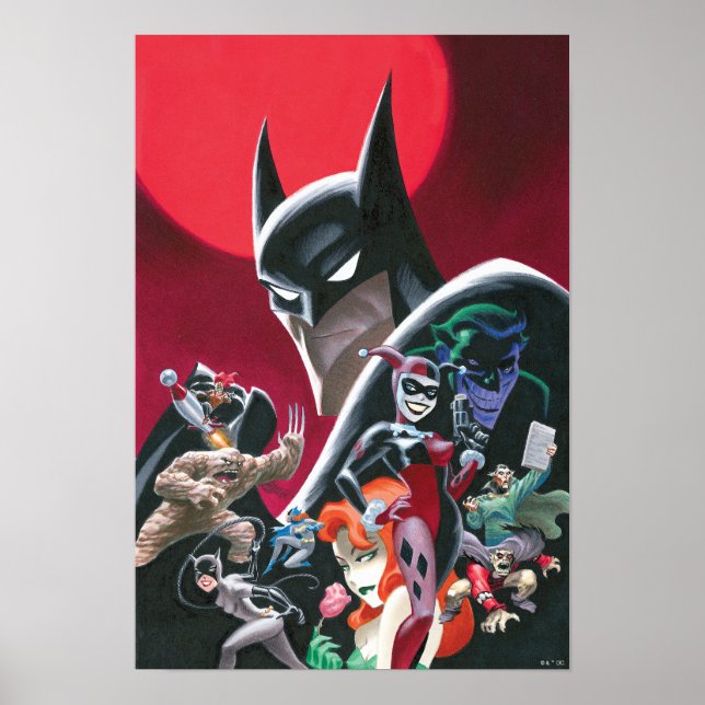 Poster Aventuras de Batman Damas Perigosas e Demônios (Frente)