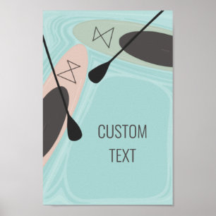 Poster Aventuras de placas de montagem personalizadas Des