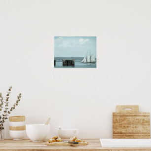 Poster Aventuras de veleiro Blue Sky Fotografia
