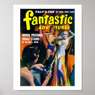 Poster Aventuras Fantásticas (Nov, 1942)