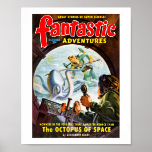Poster Aventuras Fantásticas (Out, 1949)