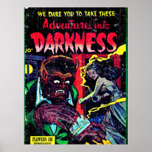 Poster Aventuras na escuridão nº 9, Cobrir de horror na i