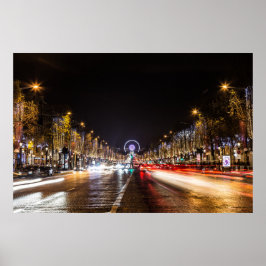 Poster Avenue Champs-Elysees