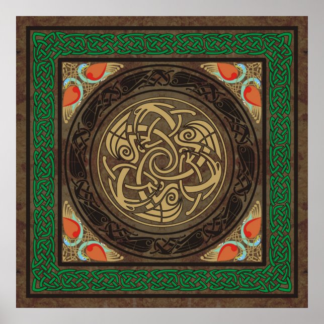 Pôster Aves Célticas (Frente)