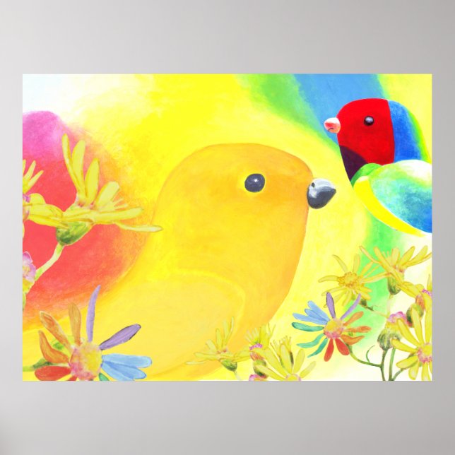 Poster Aves Fantásticas (Frente)