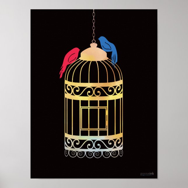 Poster Aves Gratuitas (Frente)