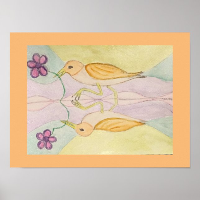 Poster aves refletem (Frente)