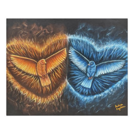 Pôster Aves Voando Juntas-