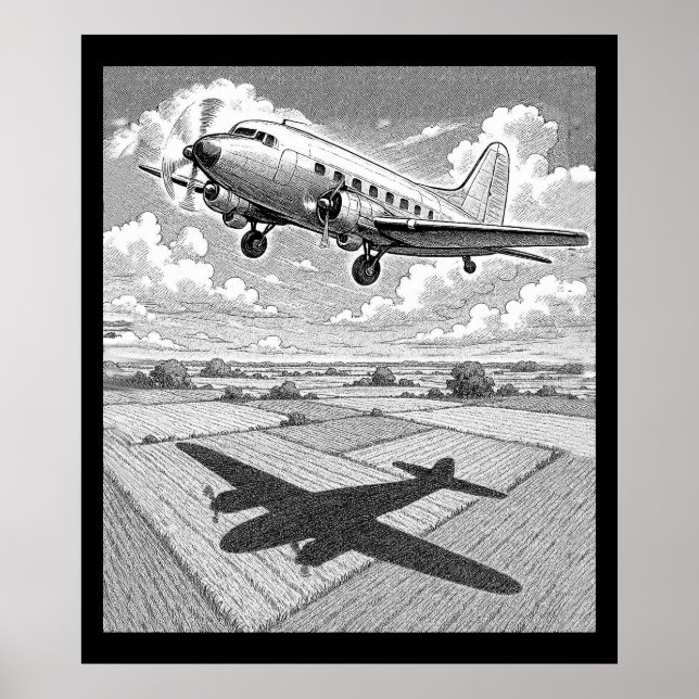 Poster avião (Frente)