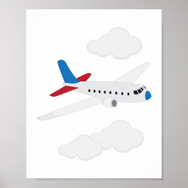 Poster Avião (Frente)
