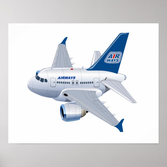 Poster Avião de animação (Frente)