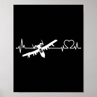 Poster Avião de Ataque Militar Aeronave de Apoio Aéreo Pr