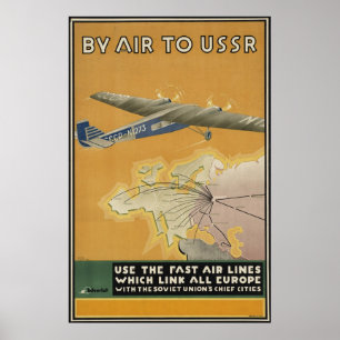 Pôster Avião de URSS