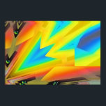 Poster Avião Ken Gage Vapor<br><div class="desc">Avião Vapor. 2023,  Ken Gage. Arte digital: surrealismo abstrato.</div>