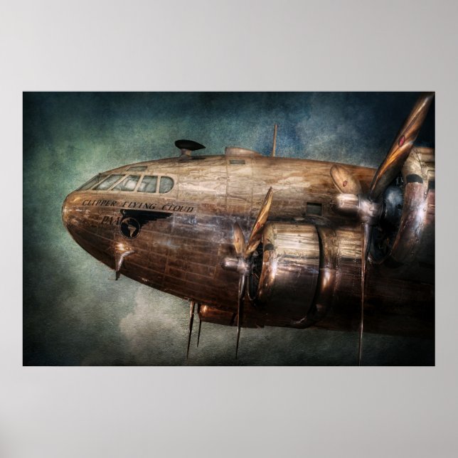 Pôster Avião - Piloto - Nuvem voadora (Frente)