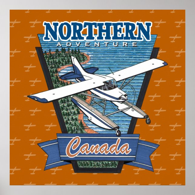 Pôster Aviation Canada Norte Adventure (Frente)