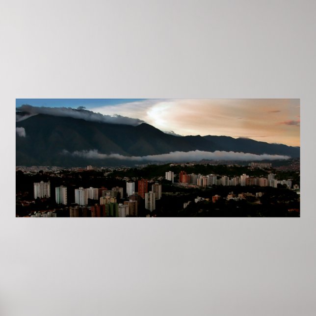 Poster Avila ao pôr do sol (Frente)