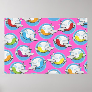 Pôster Aviões de brinquedo