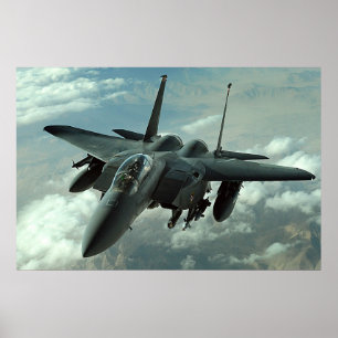 Poster Aviões de Eagle da greve de F-15E