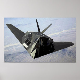 Poster Aviões do noitibó-americano F-117