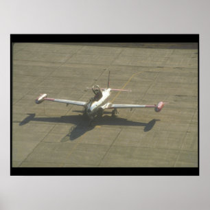 Pôster Aviões landing_Military do instrutor de Lockheed