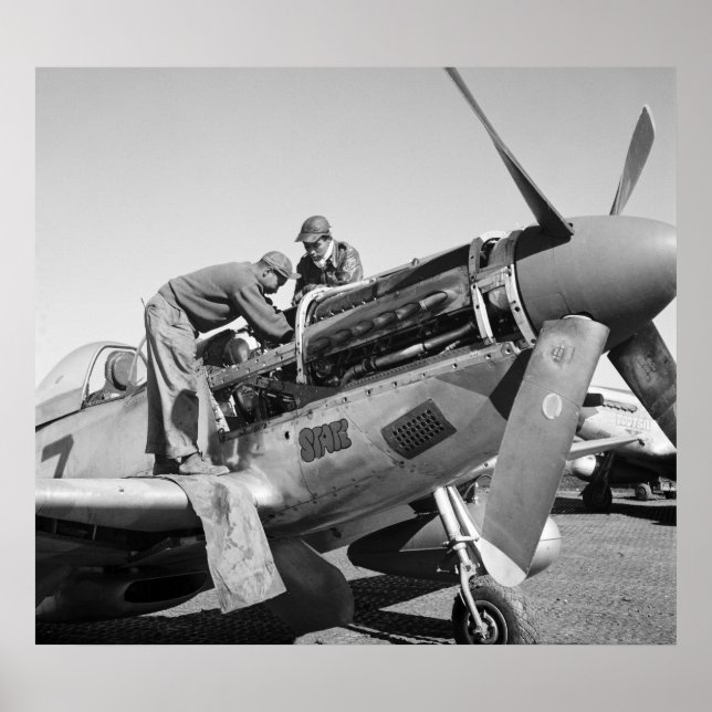 Poster Aviões Tuskegee: 1945 (Frente)