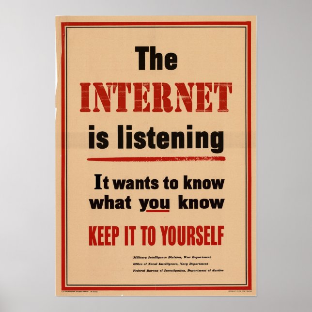 Pôster Aviso! (Frente)