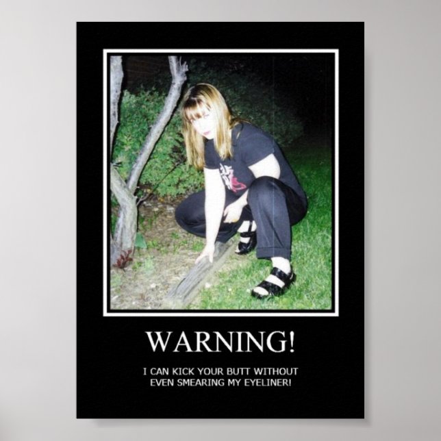 Pôster Aviso (Frente)